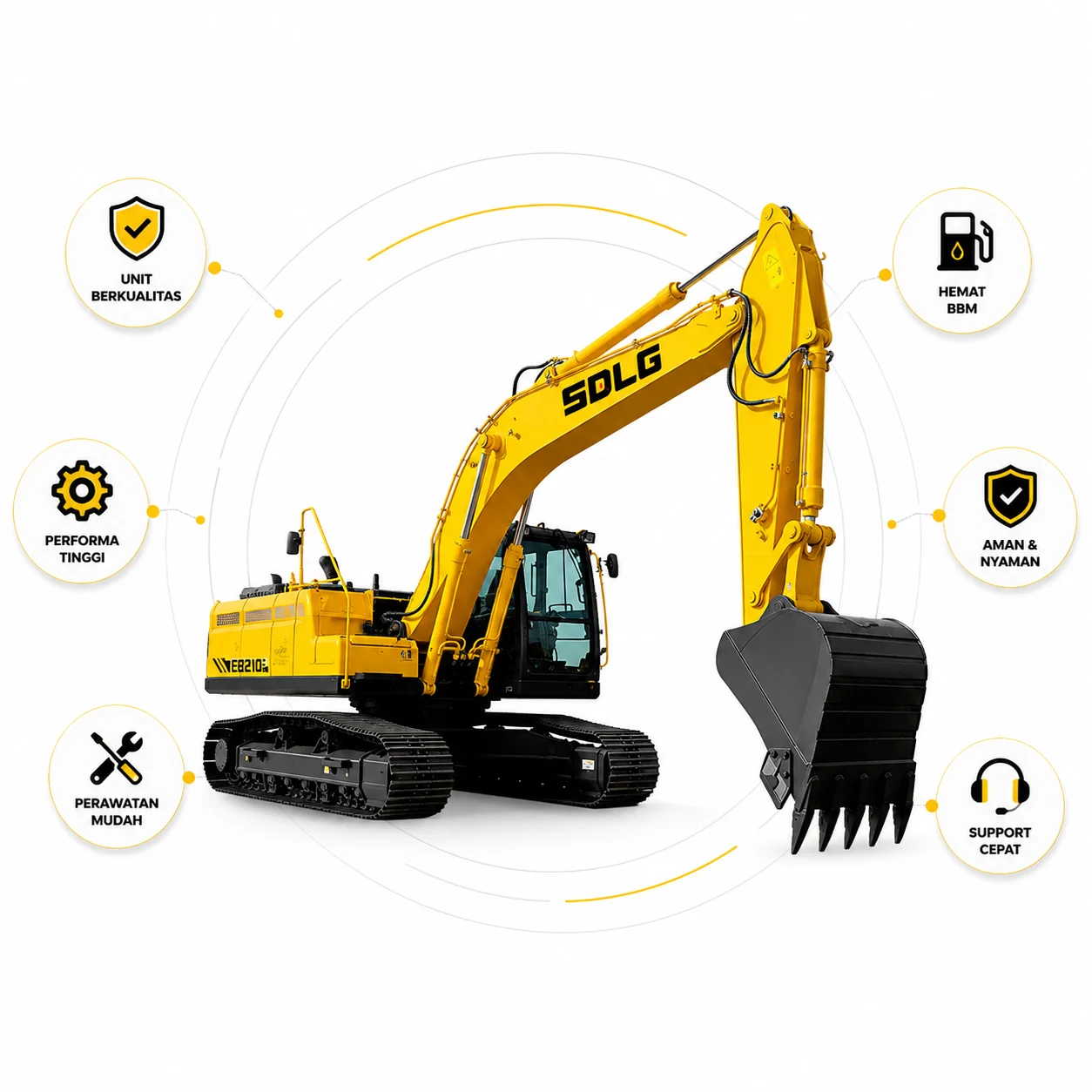 excavator sdlg